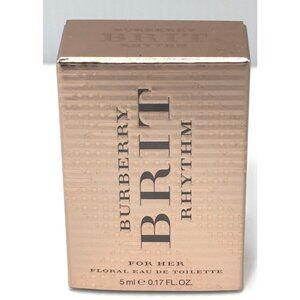 Burberry Brit Rhythm Floral Her EDT 0.17oz/5ml Perfume Mini Dabber NEW